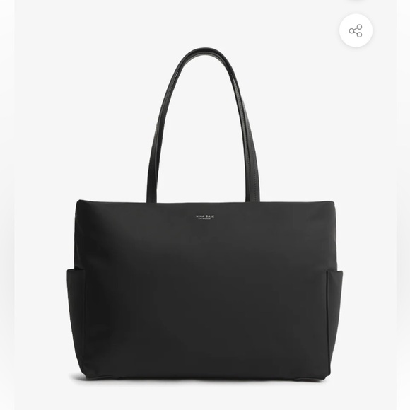 Mina Baie Handbags - MINA BAIE The Nika Tote in ‘Black /Black’